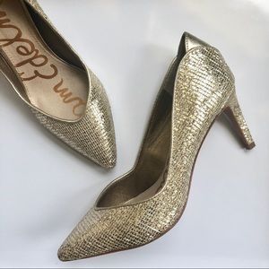 Sam Edelman Gold Pumps